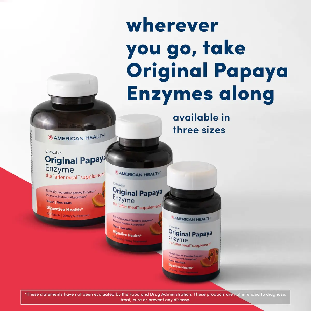 American Health Papaya Enzyme Chewable Tablets 600 Count | Natural Digestive Support for Adults - view 6
