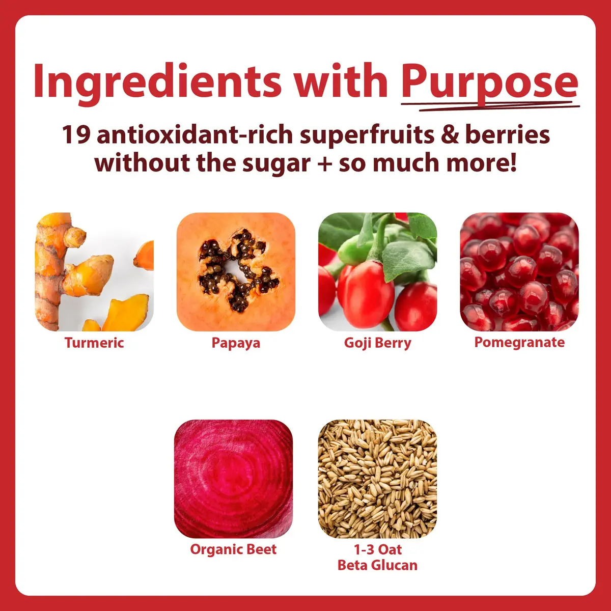 MacroLife Naturals Miracle Reds Superfood Powder, 10oz | 19 Superfruits & Antioxidants for Daily Wellness - view 2