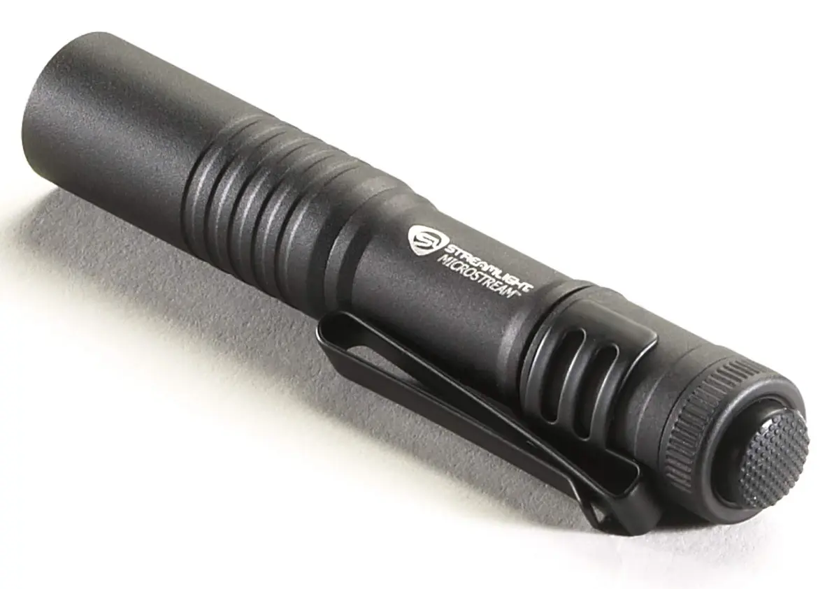 Streamlight MicroStream Pocket Flashlight 3.6" Black | Compact, Durable, AAA Powered - view 4