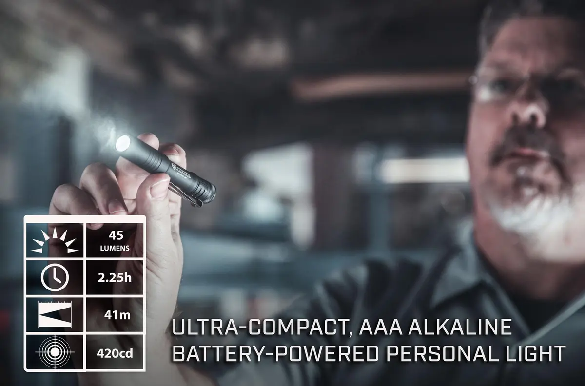 Streamlight MicroStream Pocket Flashlight 3.6" Black | Compact, Durable, AAA Powered - view 6