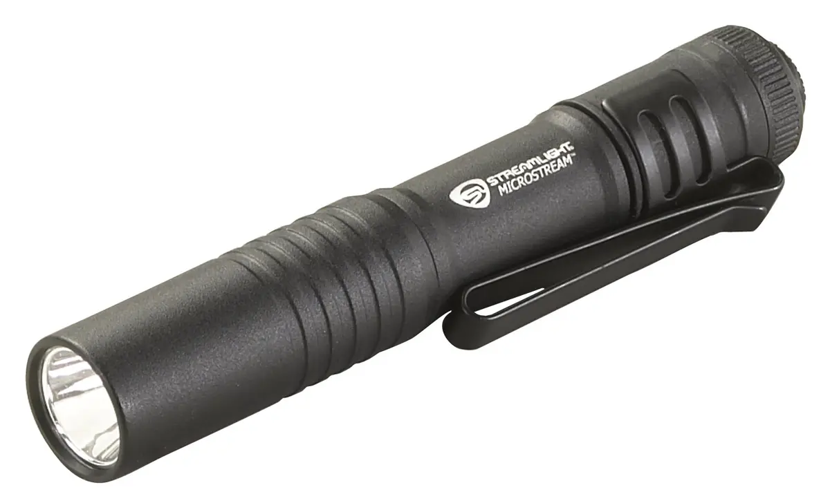 Streamlight MicroStream Pocket Flashlight 3.6" Black | Compact, Durable, AAA Powered - main product image