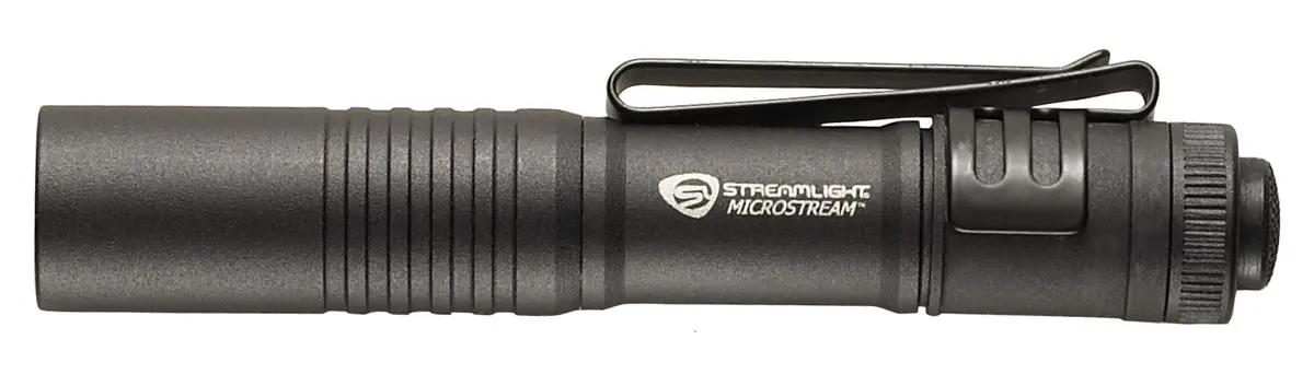 Streamlight MicroStream Pocket Flashlight 3.6" Black | Compact, Durable, AAA Powered - view 2