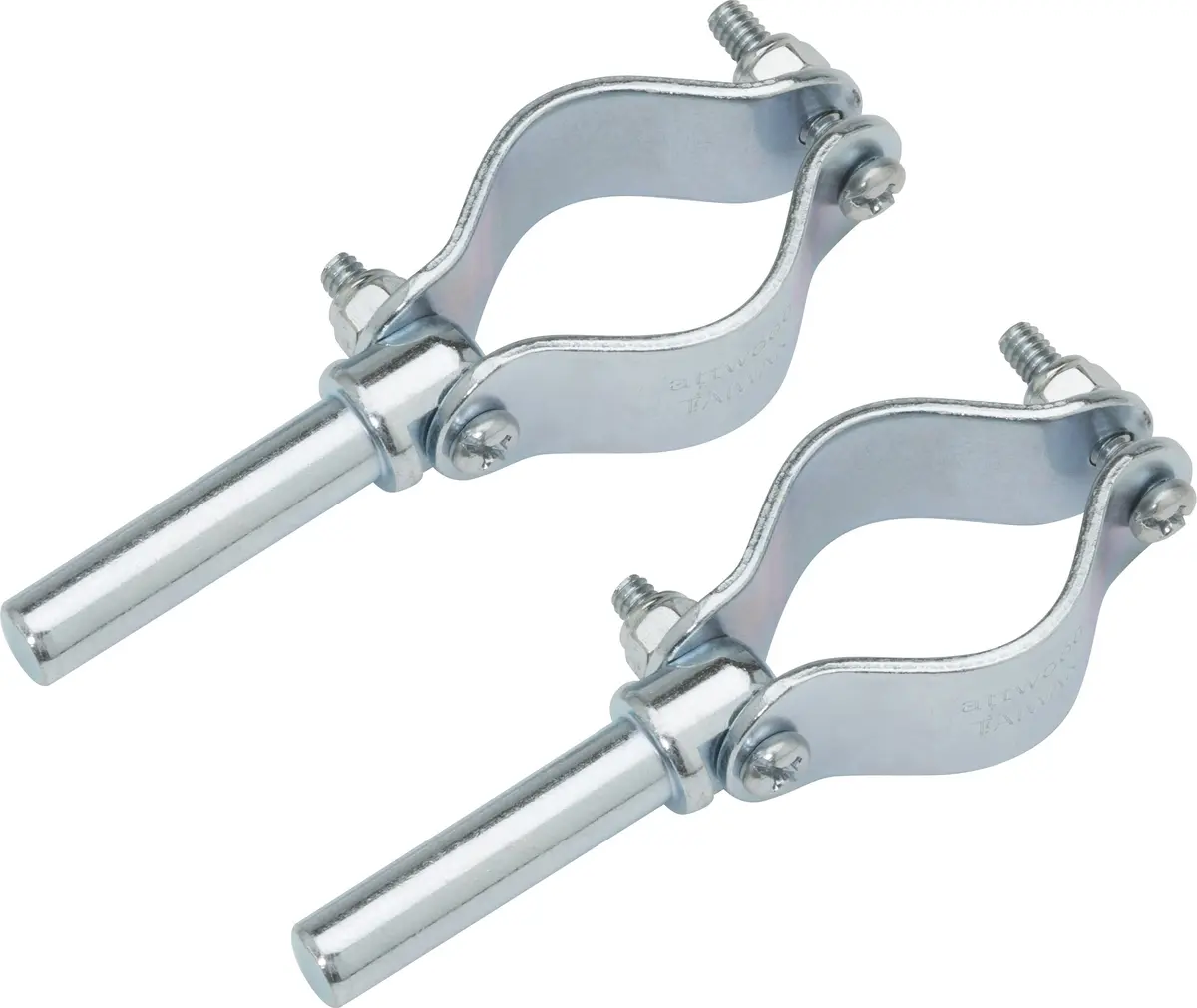 attwood Lock Set of 2 Zinc-Plated Steel 7/8-Inch Clamp-On Oar Locks | Durable Marine Hardware - main product image