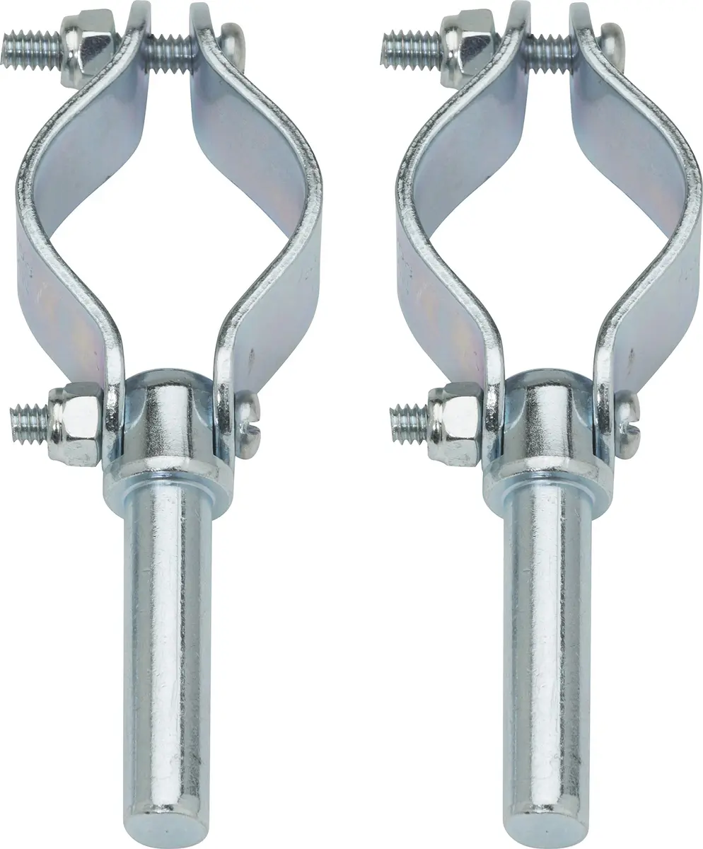attwood Lock Set of 2 Zinc-Plated Steel 7/8-Inch Clamp-On Oar Locks | Durable Marine Hardware - view 2
