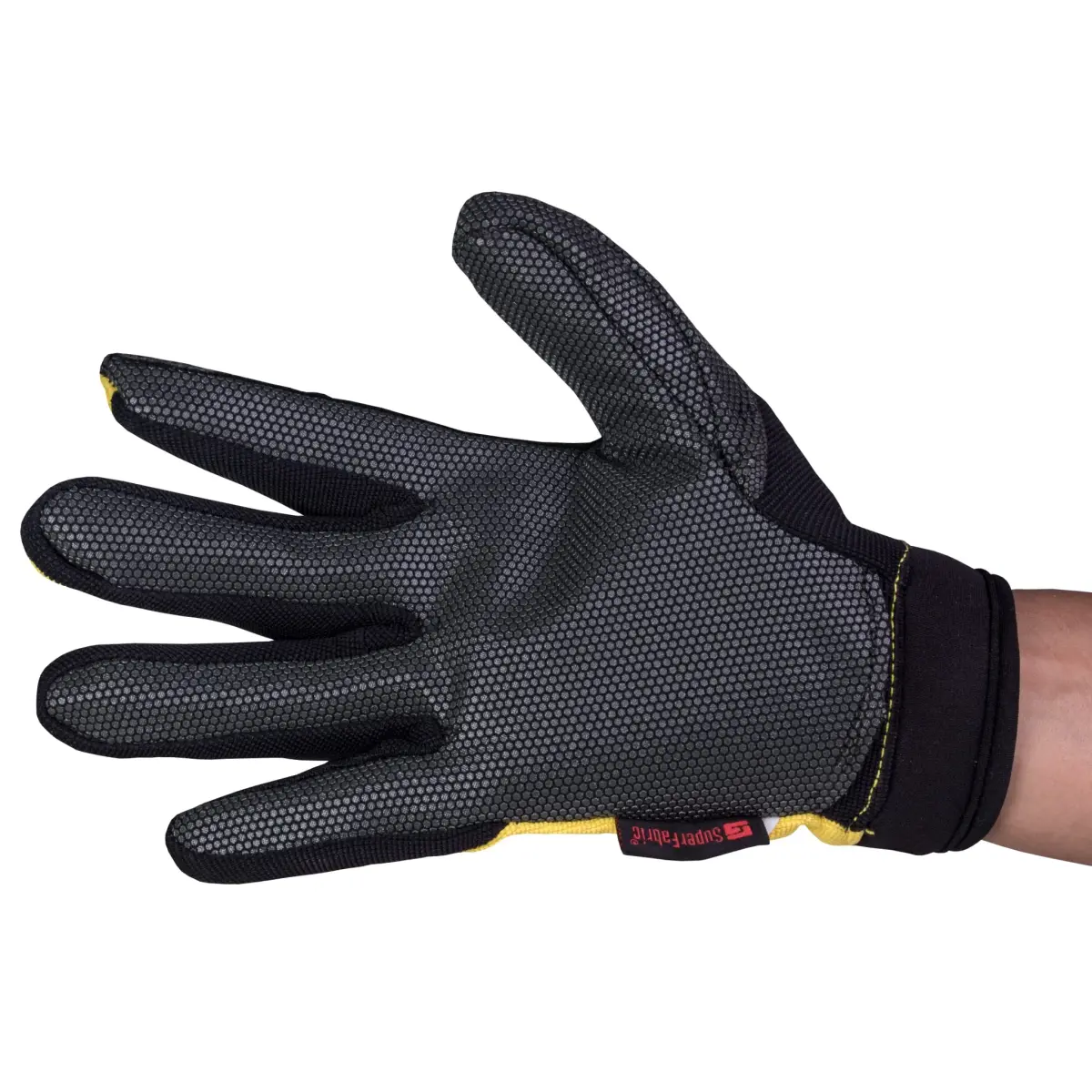 Lindy Fish Handling Glove Small/Medium Yellow Right-hand | Puncture-Proof Cut-Resistant - view 2