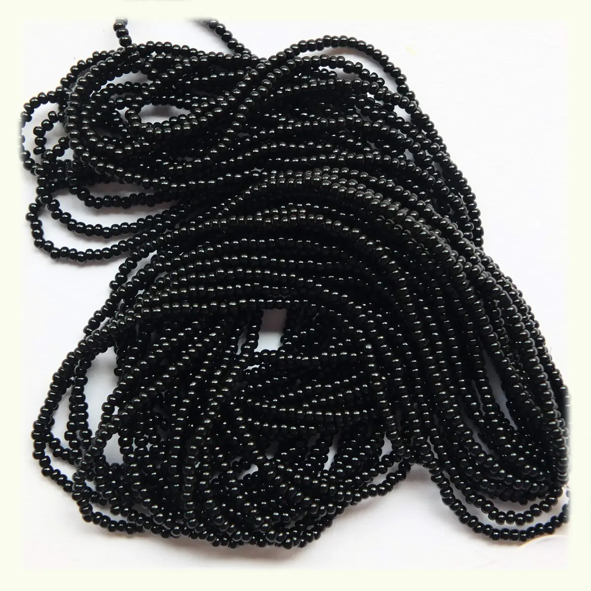 SeedBeadExplosion Seed Beads 10/0 Czech Opaque Black | Ideal for Jewelry & Crafts - main product image