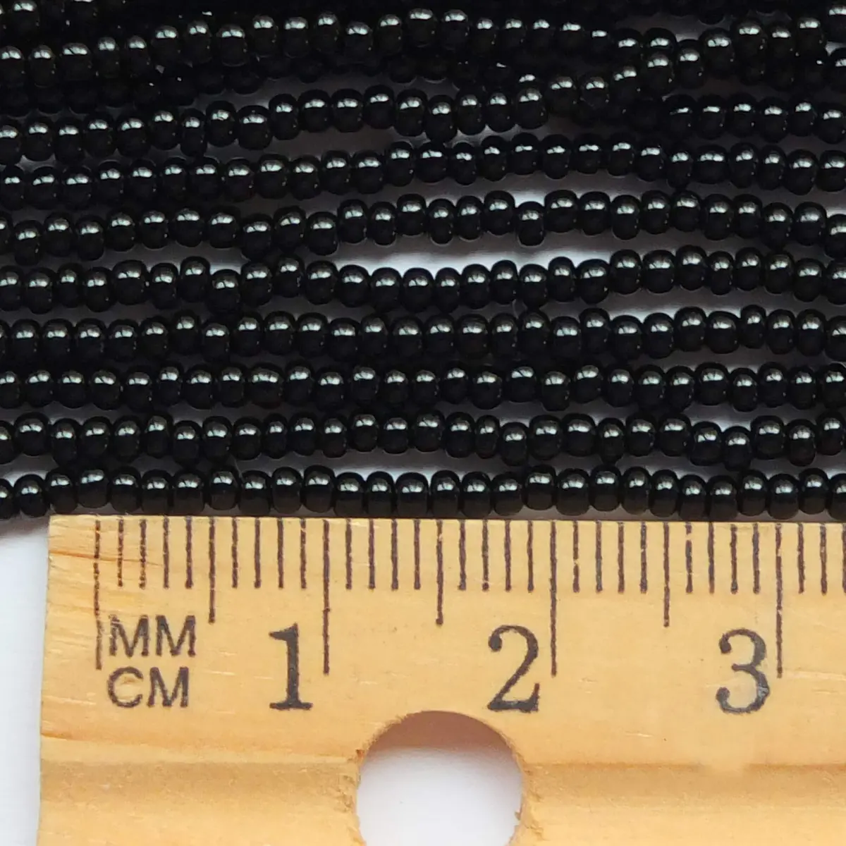 SeedBeadExplosion Seed Beads 10/0 Czech Opaque Black | Ideal for Jewelry & Crafts - view 3