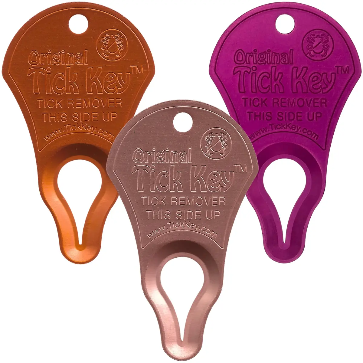 The Tick Key Tick Removal Tool, Multi Color 3 Pack | Safe, Portable & Made in USA (70-120 chars) - main product image