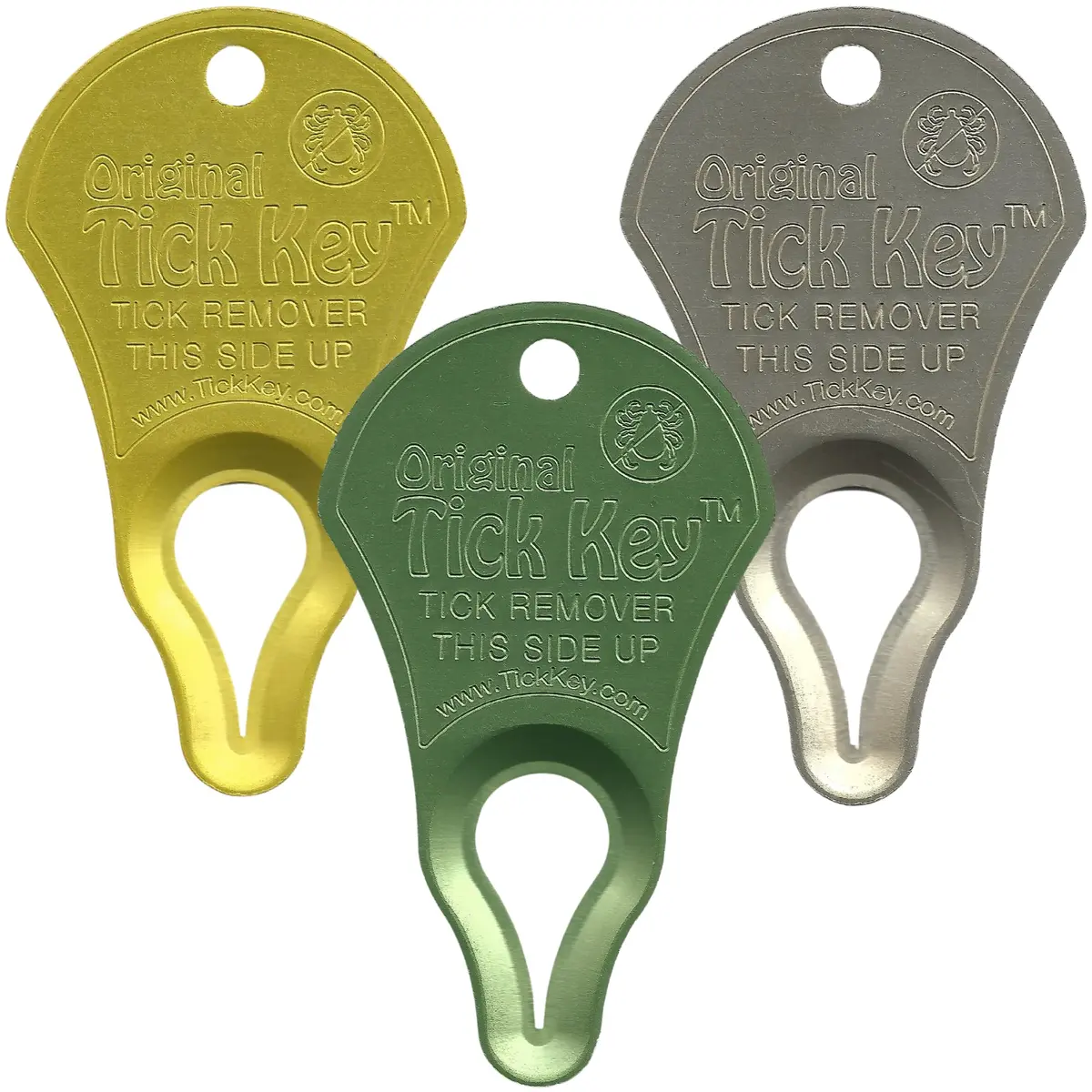 The Tick Key Tick Removal Tool, Multi Color 3 Pack | Safe, Portable & Made in USA (70-120 chars) - view 3