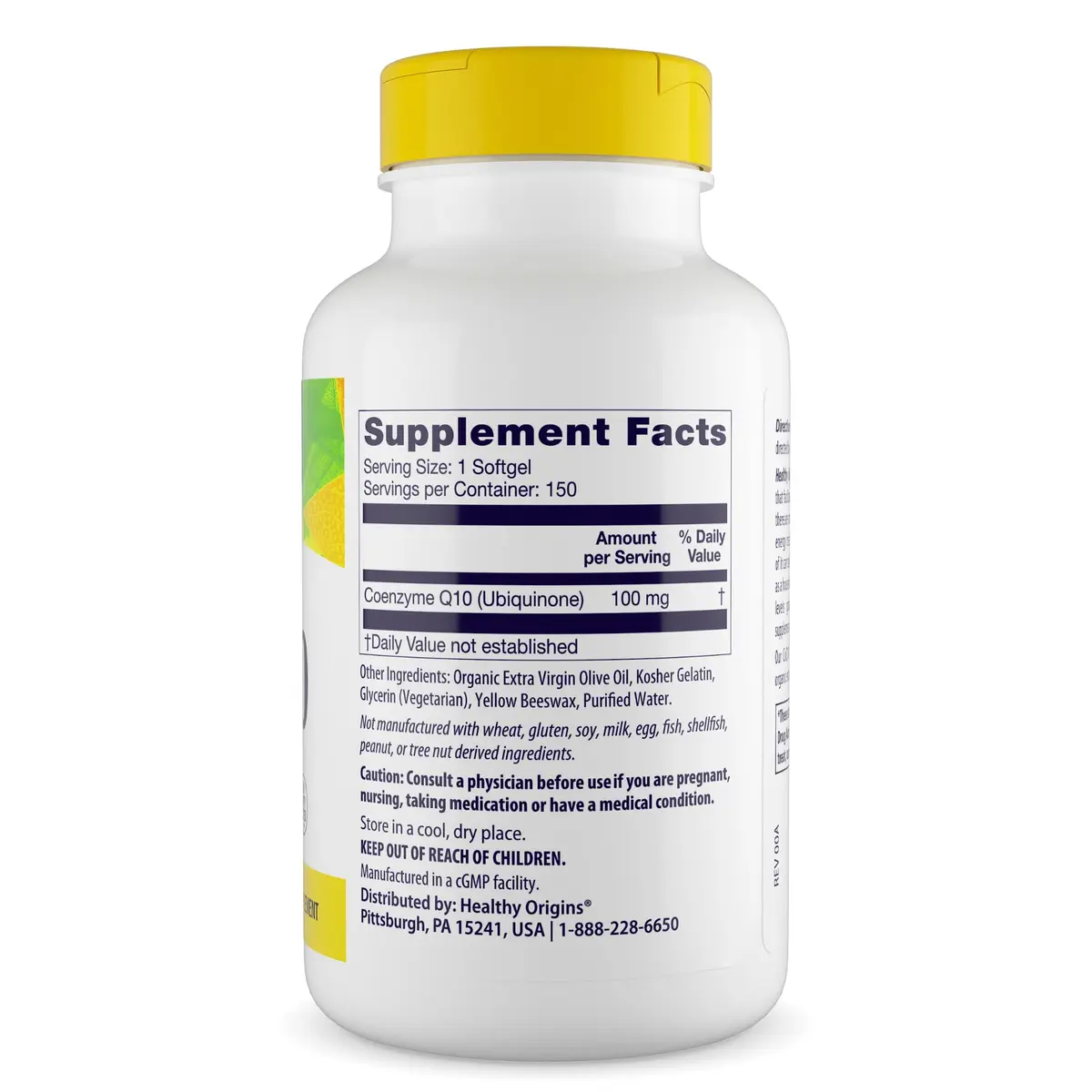 Healthy Origins CoQ10 100 mg Softgels (150 Count) | Supports Cellular Energy Production - view 2