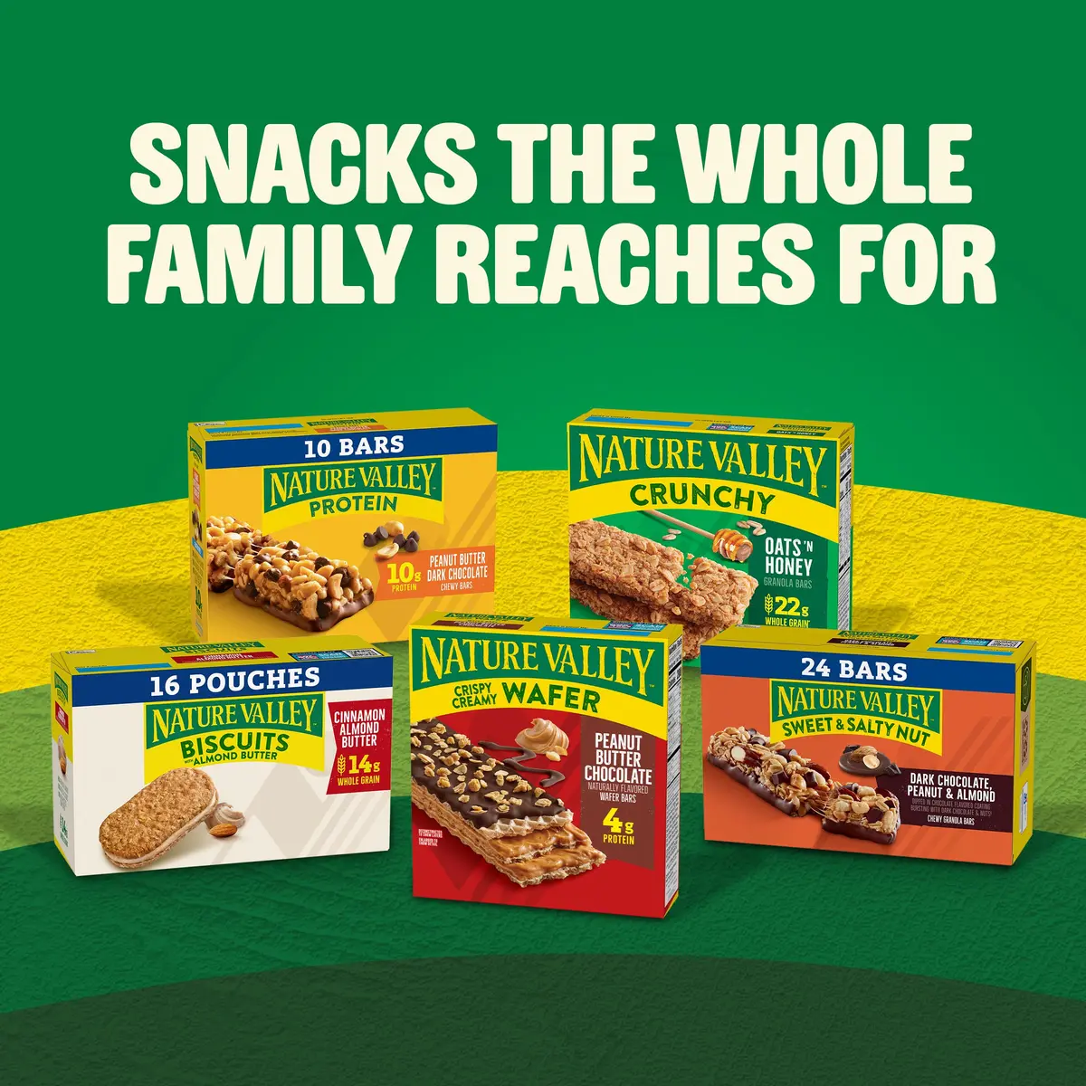 Nature Valley Crunchy Granola Bars Peanut Butter 12 Ct 256g (8.94 oz) | Whole Grain Oats & Peanut Butter - view 9