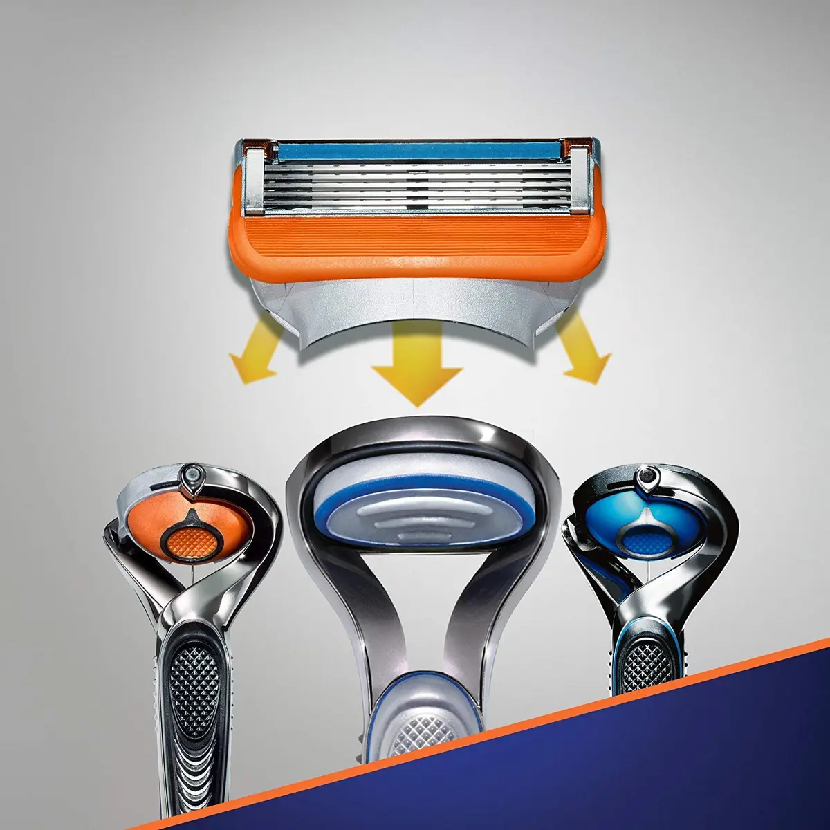 Gillette Fusion 5 Power Cartridges 8 ea | Precision 5-Blade System with Microfins & Indicator Strip - view 3