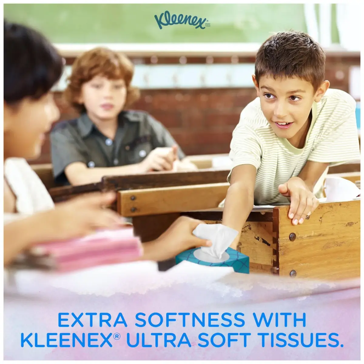 Kleenex Ultra Soft Facial Tissues 120 Count (3-Ply) | America's Softest Tissue - view 2