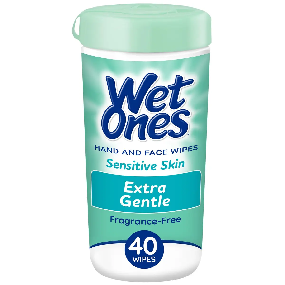 Wet Ones Sensitive Skin Hand & Face Wipes Unscented 40 Count (201 ml) | Hypoallergenic & Paraben Free - view 5