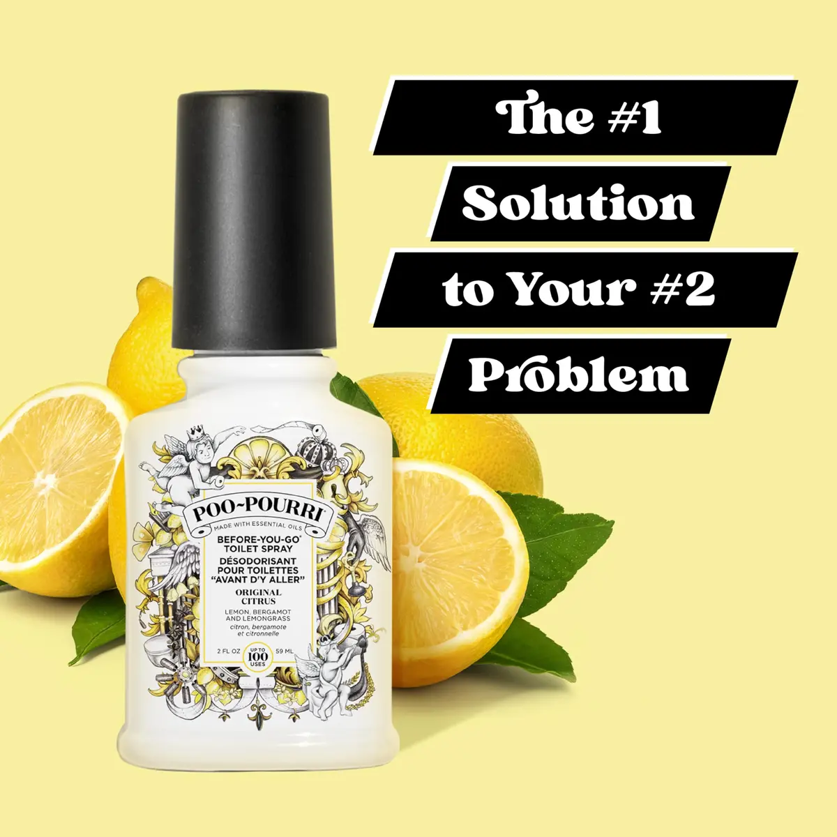 Poo-Pourri Original Toilet Spray 2 oz | Stops Bathroom Odors Before They Begin - view 2