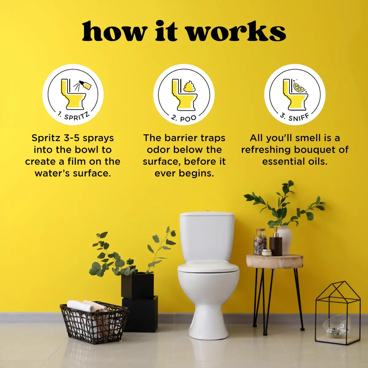 Poo-Pourri Original Toilet Spray 2 oz | Stops Bathroom Odors Before They Begin - view 4