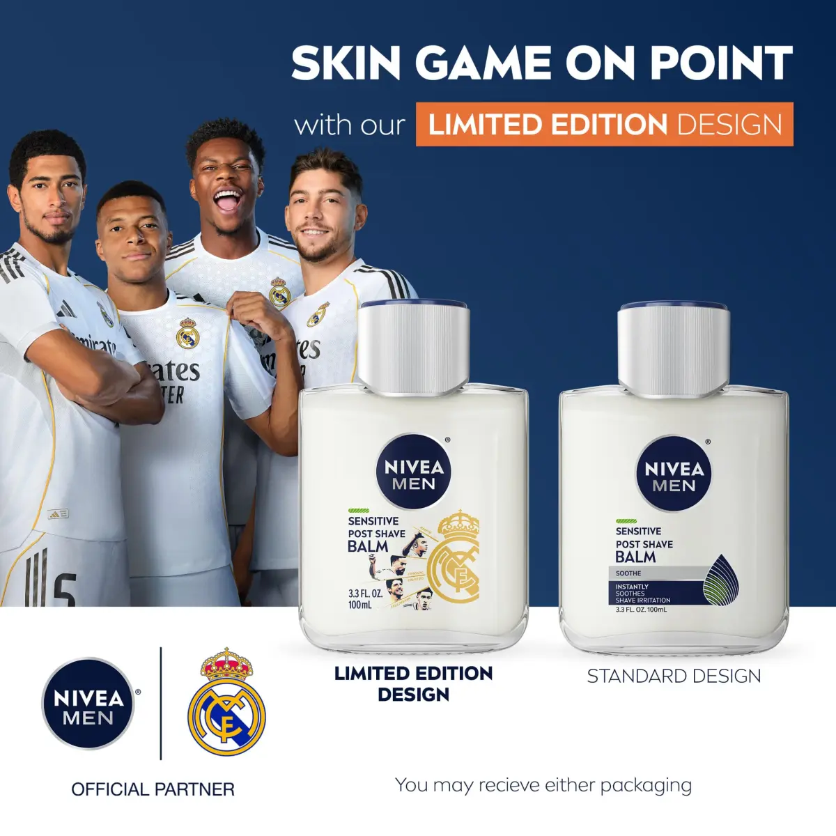 NIVEA MEN Sensitive Post Shave Balm 99ml (3.3 Fl Oz) | Soothes Irritation, Fights Dryness, Alcohol-Free - view 2