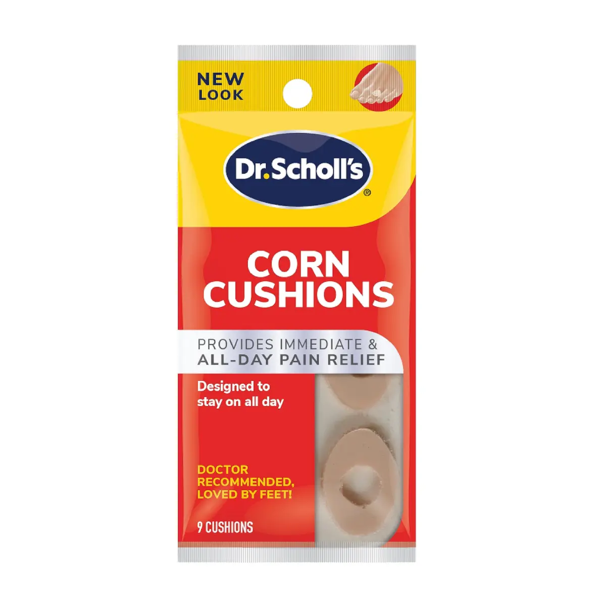 Dr. Scholl's Corn Cushions Regular 9 Count | Relieve Foot Pain from Shoe Pressure - main product image