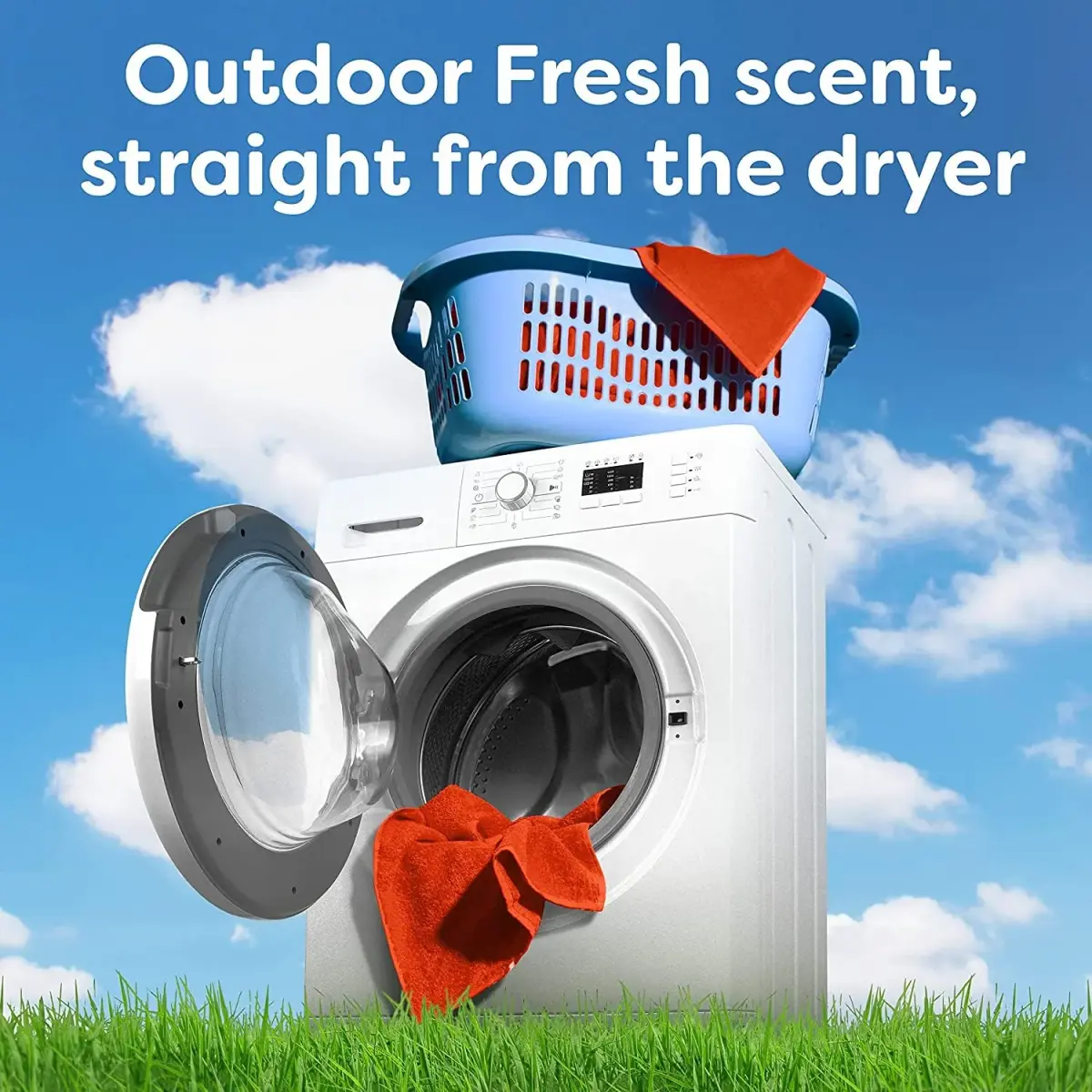 Bounce Fabric Softener Sheets Outdoor Fresh Scent 120 Count | Controls Static Cling & Reduces Wrinkles - view 7
