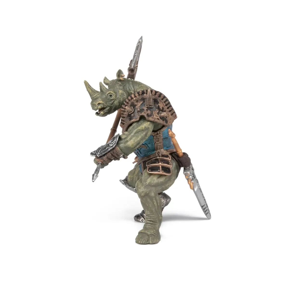 Papo Realistic Mutant Rhinoceros Figurine 83g (2.9oz) | ASTM-Tested Plastic Toy for Kids Ages 3+ - view 6