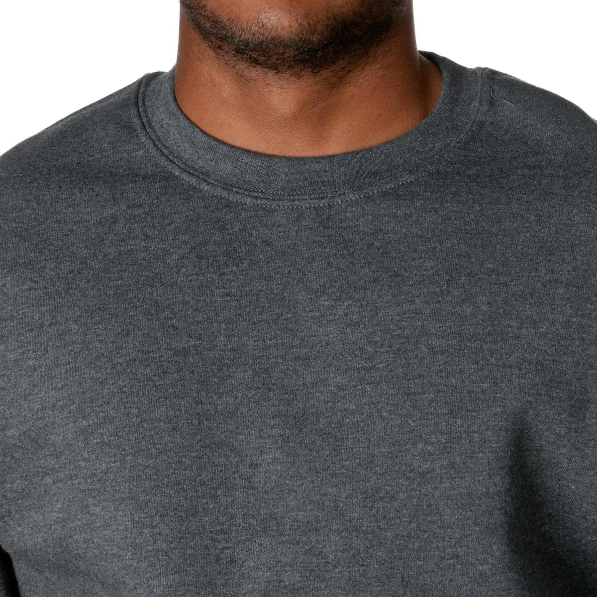 Gildan Heavy Blend Crewneck Sweatshirt 3X-Large Dark Heather | Durable, Preshrunk Cotton/Polyester - view 5
