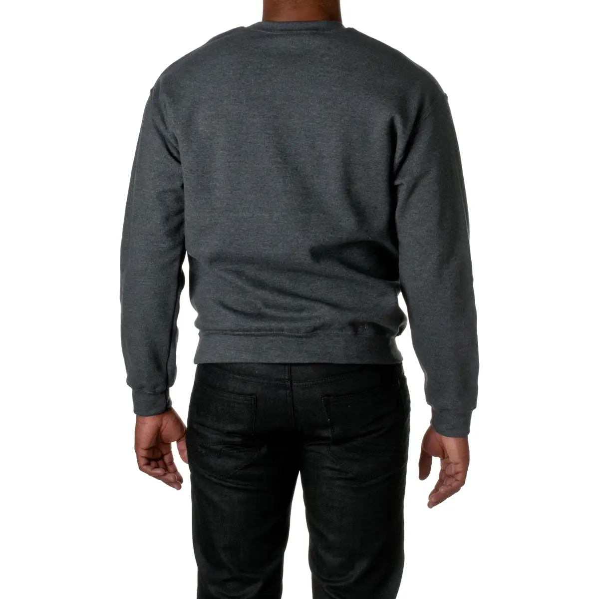 Gildan Heavy Blend Crewneck Sweatshirt 3X-Large Dark Heather | Durable, Preshrunk Cotton/Polyester - view 2