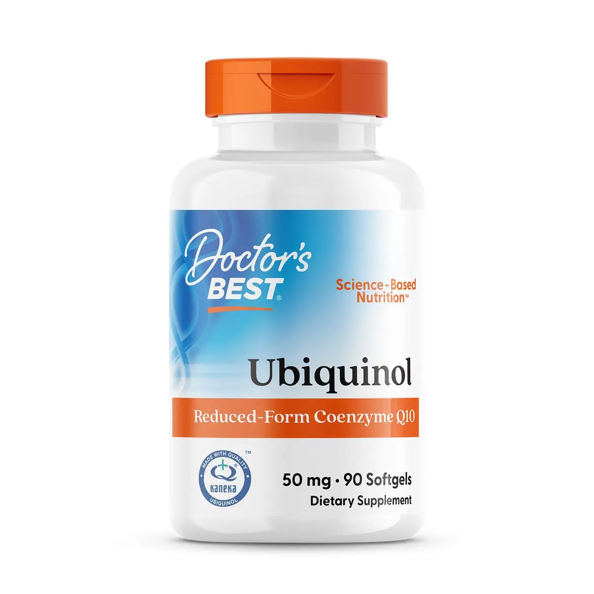 Doctor's Best Kaneka Ubiquinol 50 mg Supplement 90 Count | Heart Health Support with Antioxidant Benefits - main product image