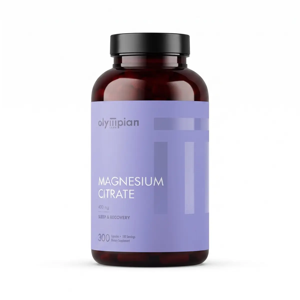 Olympian Labs Magnesium Citrate 400mg | Supports Sleep, Bones & Heart | 300 Capsules - main product image
