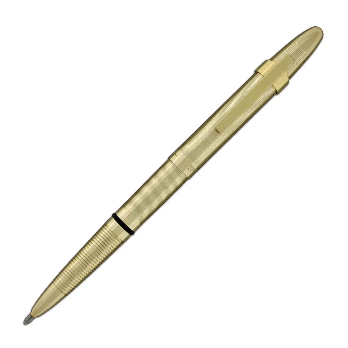 Fisher Bullet Pen - 400 Series - Lacquered Brass | Extreme Temperature & Zero Gravity Performance - main product image