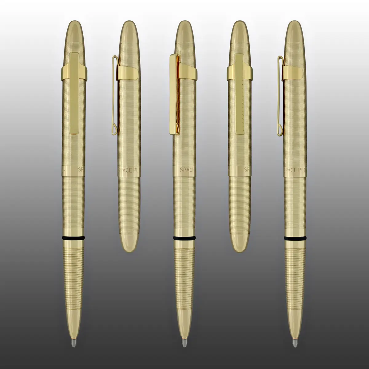 Fisher Bullet Pen - 400 Series - Lacquered Brass | Extreme Temperature & Zero Gravity Performance - view 7