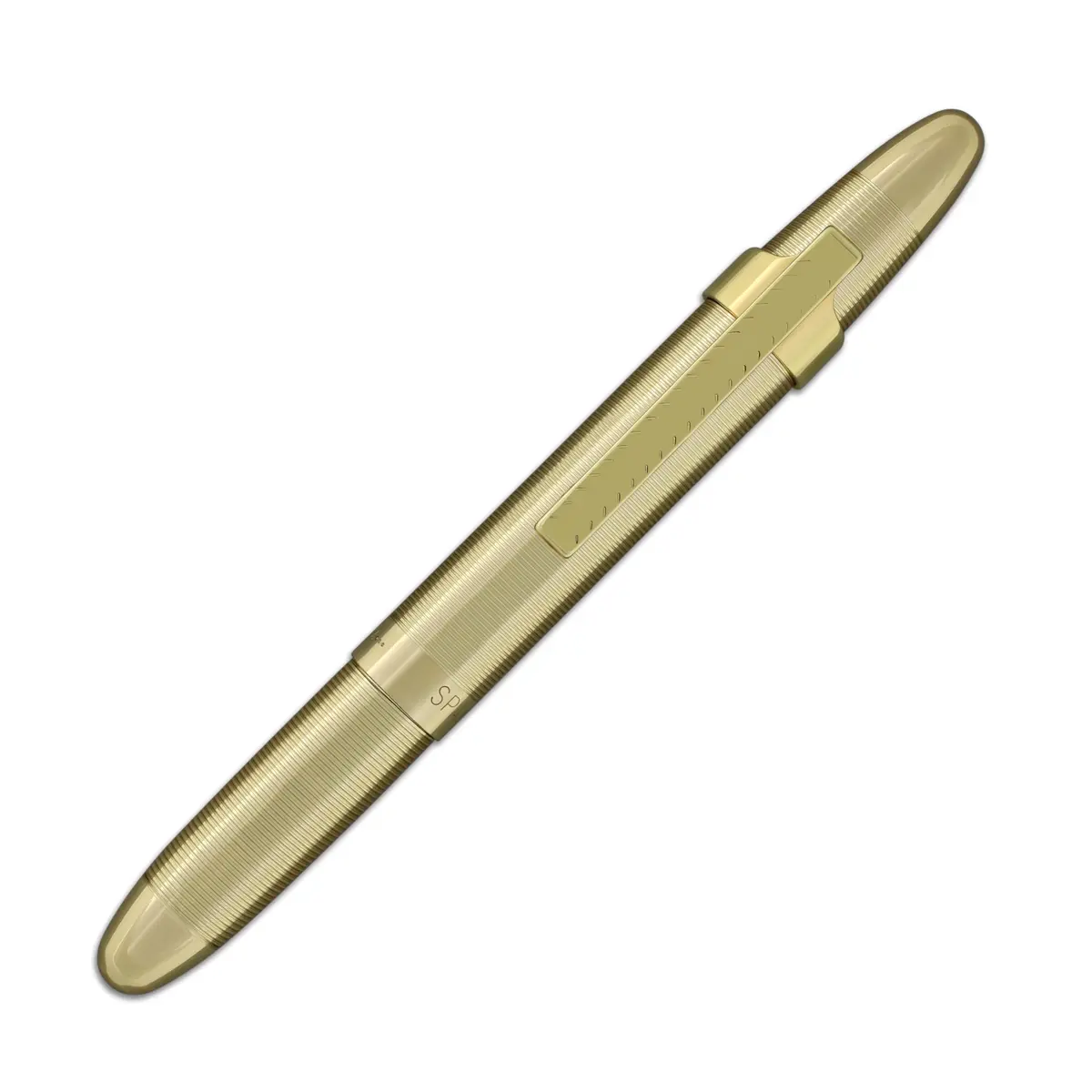 Fisher Bullet Pen - 400 Series - Lacquered Brass | Extreme Temperature & Zero Gravity Performance - view 4