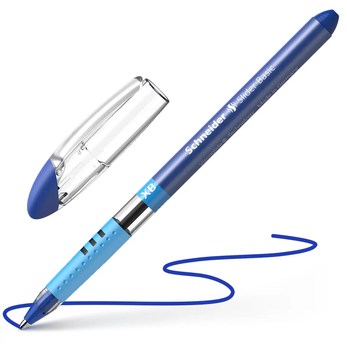 Schneider Slider Basic XB Ballpoint Pen 1.4mm Assorted Colors (8-Pack) | Smooth Viscoglide Ink Flow - view 4