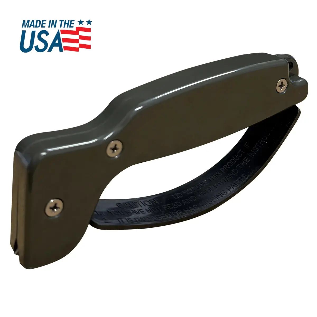 AccuSharp OD Green Knife Sharpener | Restores & Hones Straight & Serrated Knives - view 2