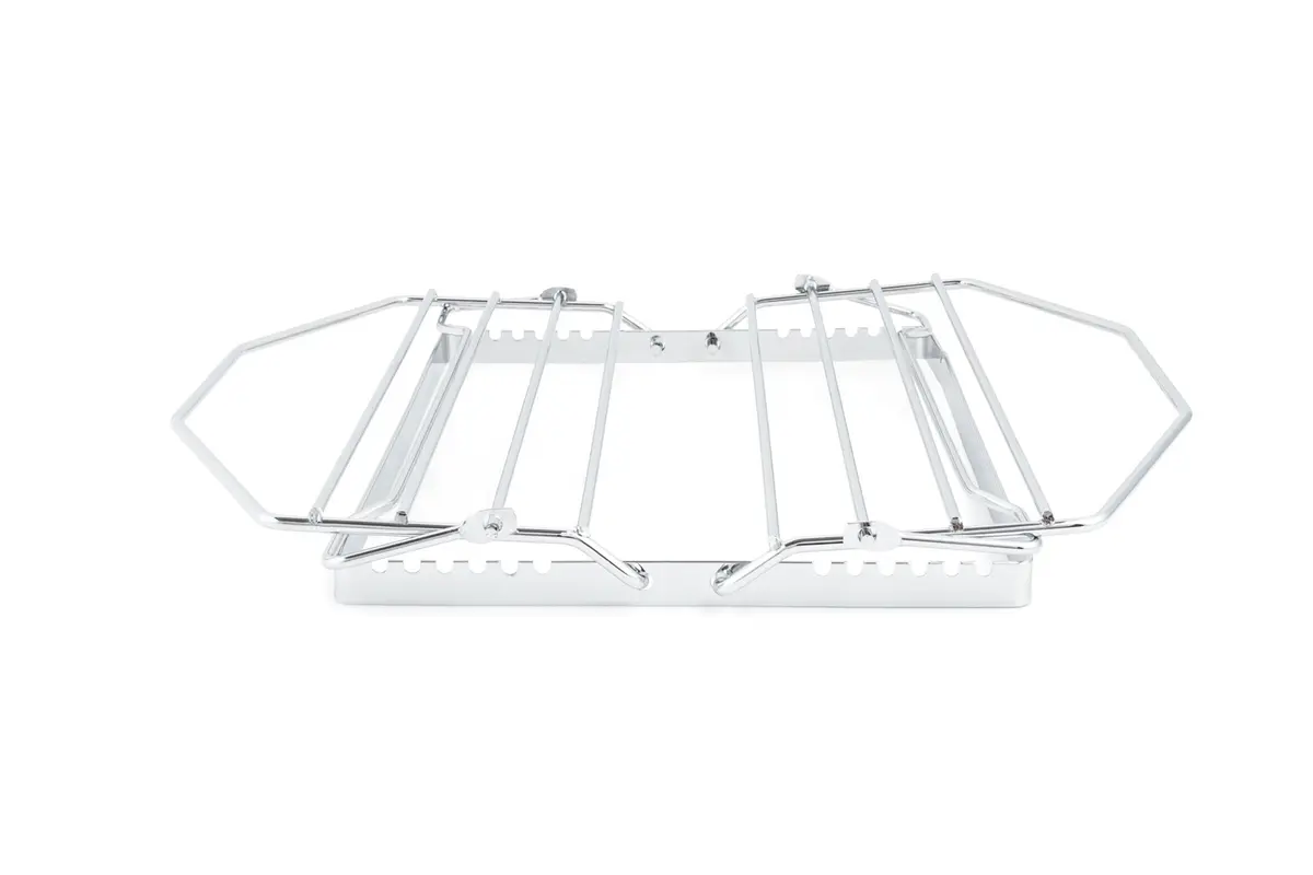 Fox Run Adjustable Roasting Rack 11.25 x 10 x 5 inches Metallic | Fits Most Pans, Elevates Roasts, Easy to Clean - view 5