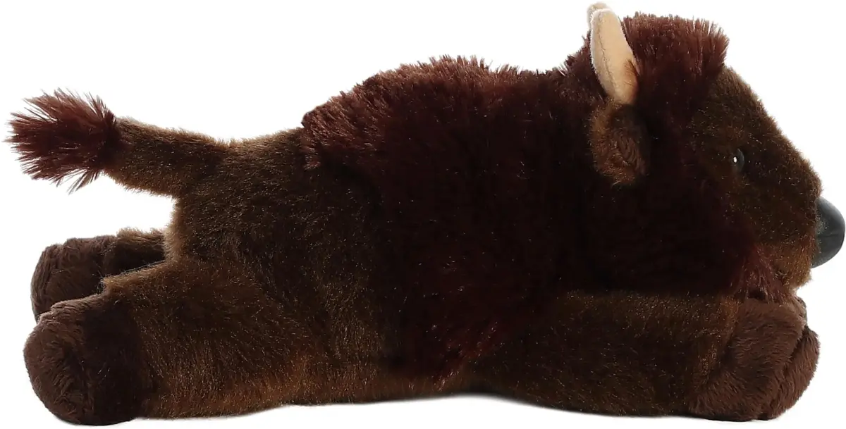 Aurora Adorable Mini Flopsie Plains Bison Stuffed Animal 20.3cm (8 Inches) | Soft & Cuddly Toy - view 2