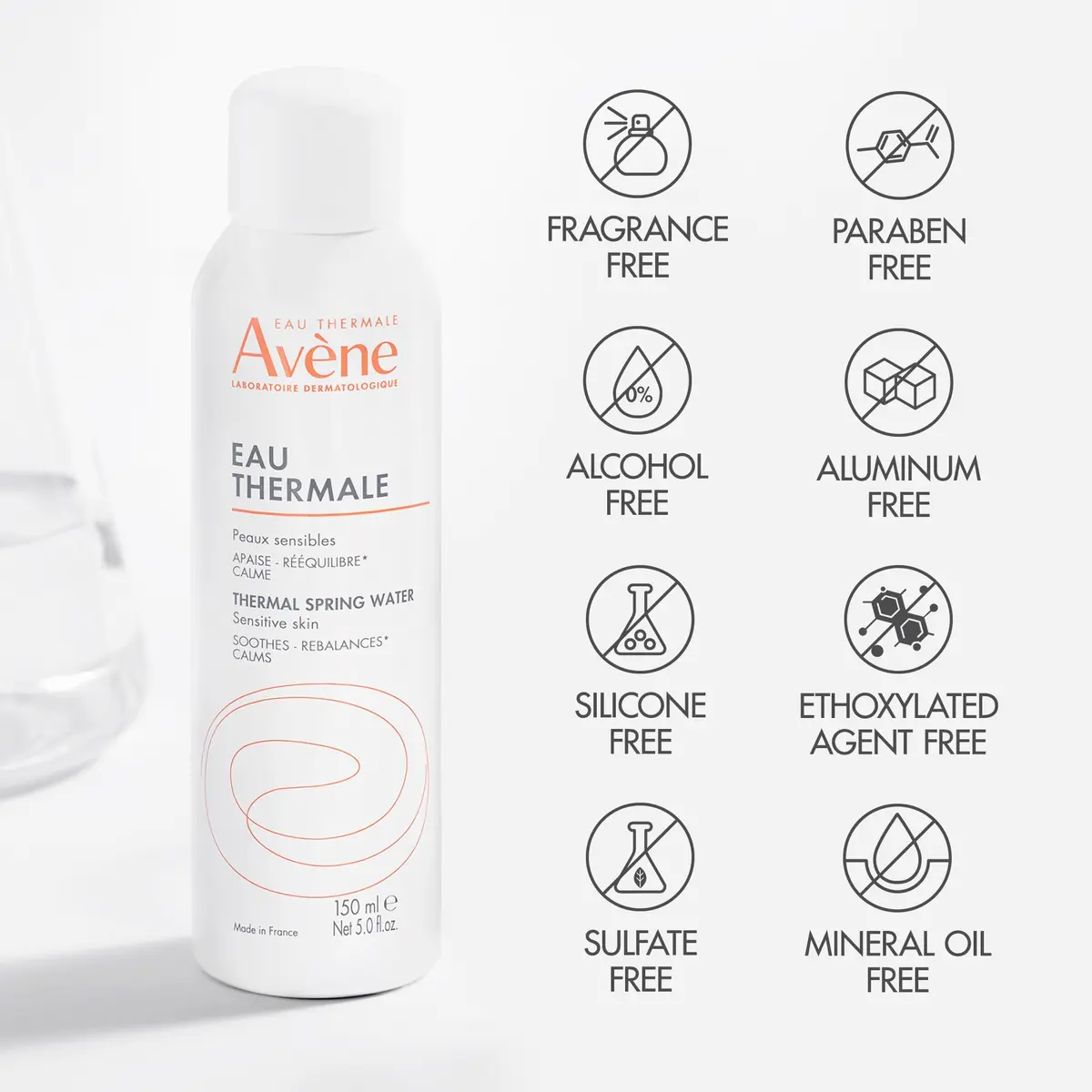 Eau Thermale Avène Thermal Spring Water Spray 150ml (5 Fl Oz) | Soothes & Calms Sensitive Skin - view 7