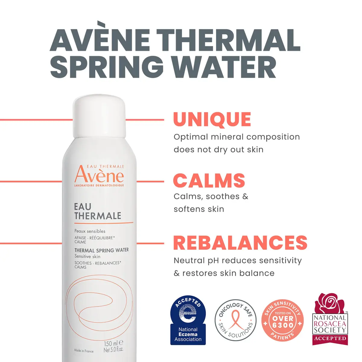 Eau Thermale Avène Thermal Spring Water Spray 150ml (5 Fl Oz) | Soothes & Calms Sensitive Skin - view 2