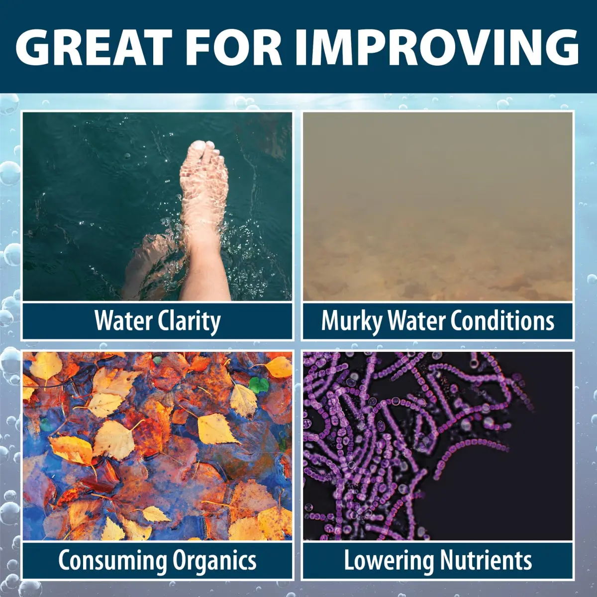 Airmax PondClear Liquid Bacteria Water Clarifier for Ponds & Lakes, 1 Gal - view 4