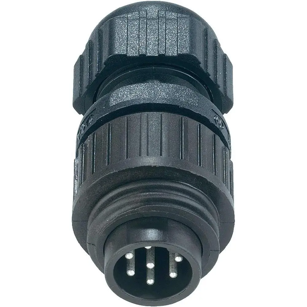 Hirschmann CA6LS Circular Connector Plug, 6-Pin, Cable Mount, 250V | Industrial Grade Connector - main product image