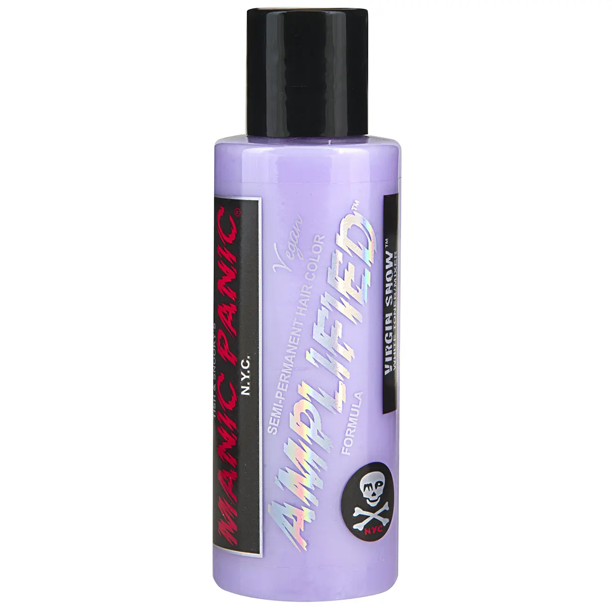 MANIC PANIC Virgin Snow Blonde Toner - Amplified - Semi-Permanent Blue-Tinted Hair Color for Blondes (4oz) - main product image