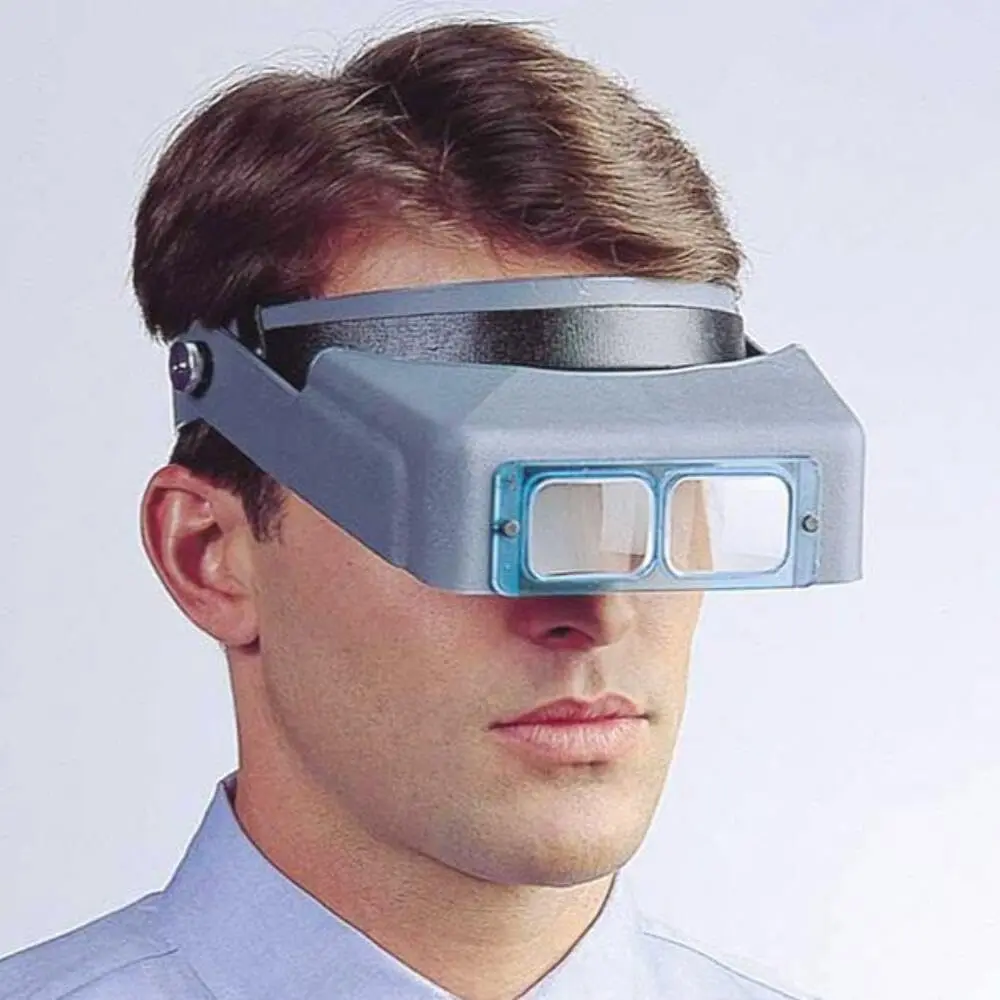 Donegan DA-5 OptiVisor Headband Magnifier 2.5x Magnification 8" Focal Length | Hands-Free Optical Glass Lenses - view 2