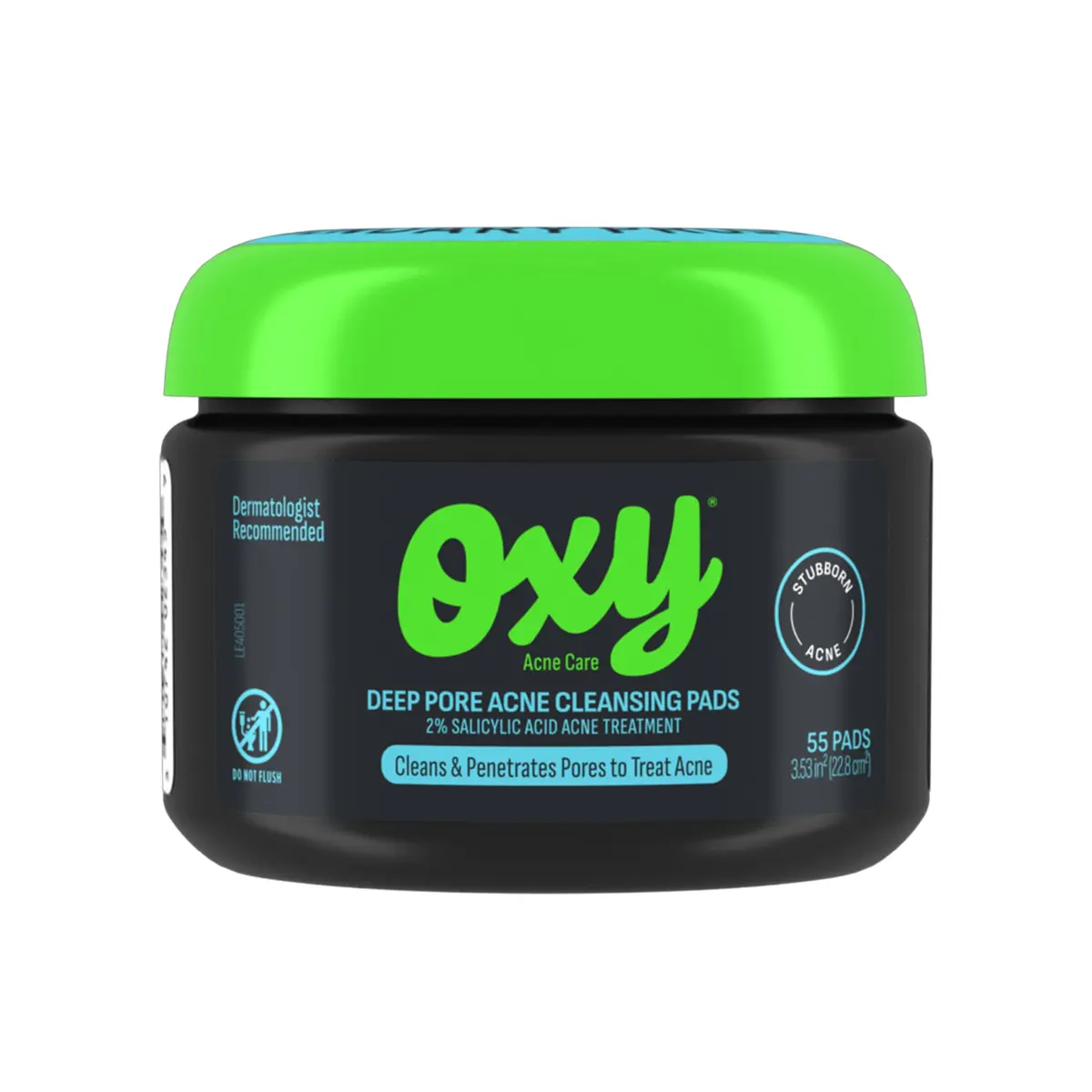 Oxy Deep Pore Acne Cleansing Pads with 2% Salicylic Acid | 55 Count (Pack of 1) - main product image