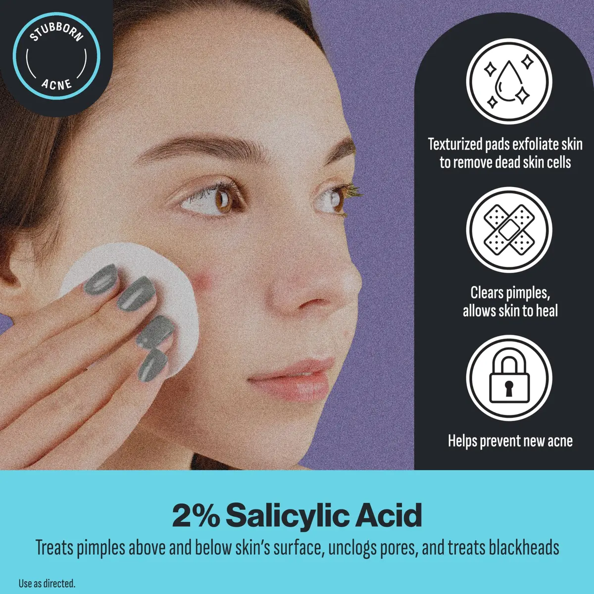 Oxy Deep Pore Acne Cleansing Pads with 2% Salicylic Acid | 55 Count (Pack of 1) - view 2