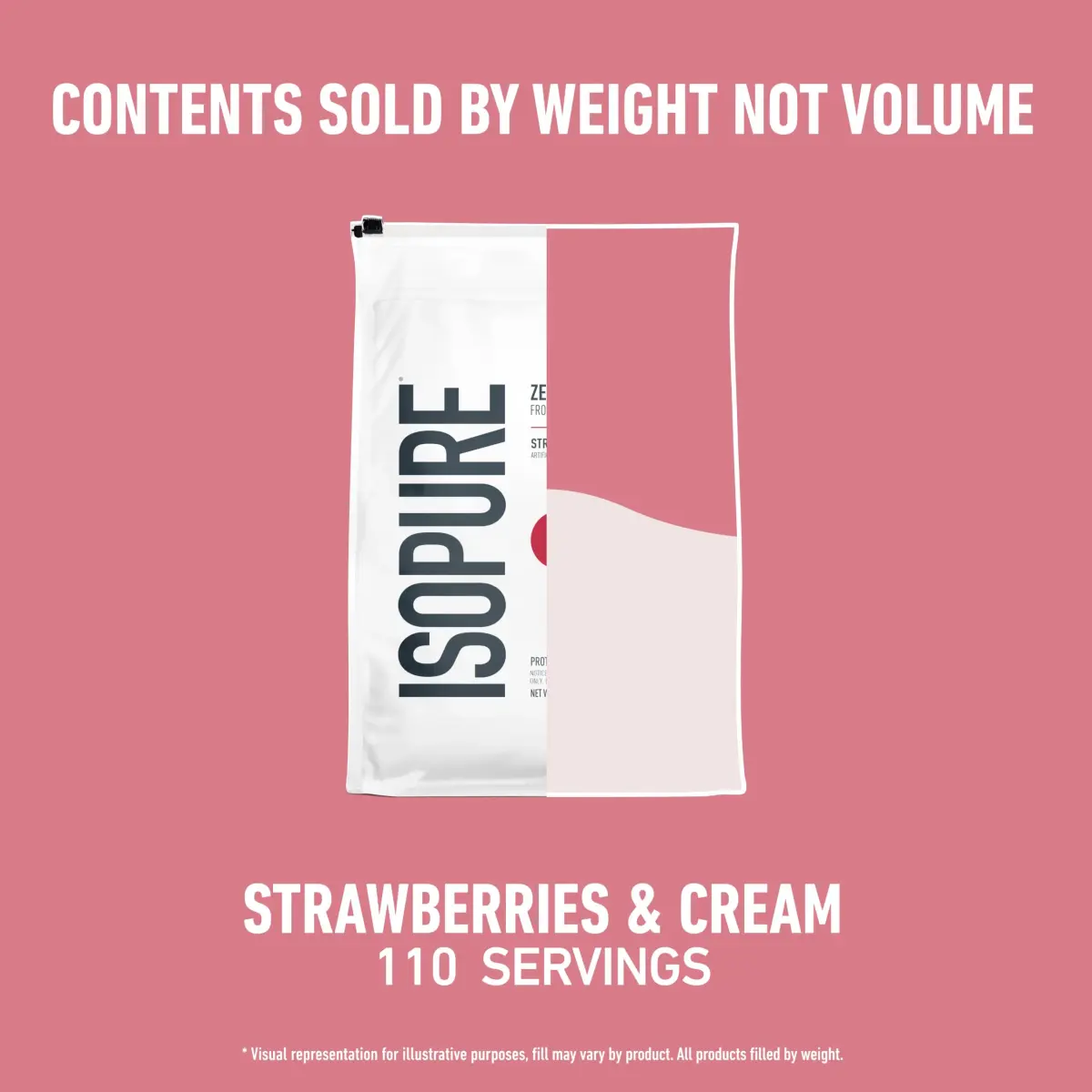 Isopure Zero Carb Whey Protein Isolate Strawberries & Cream 3.4 kg (7.5 Lbs) | 25g Protein Per Serving, Gluten & Lactose Free - view 8