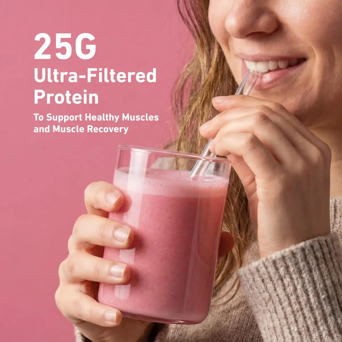 Isopure Zero Carb Whey Protein Isolate Strawberries & Cream 3.4 kg (7.5 Lbs) | 25g Protein Per Serving, Gluten & Lactose Free - view 3