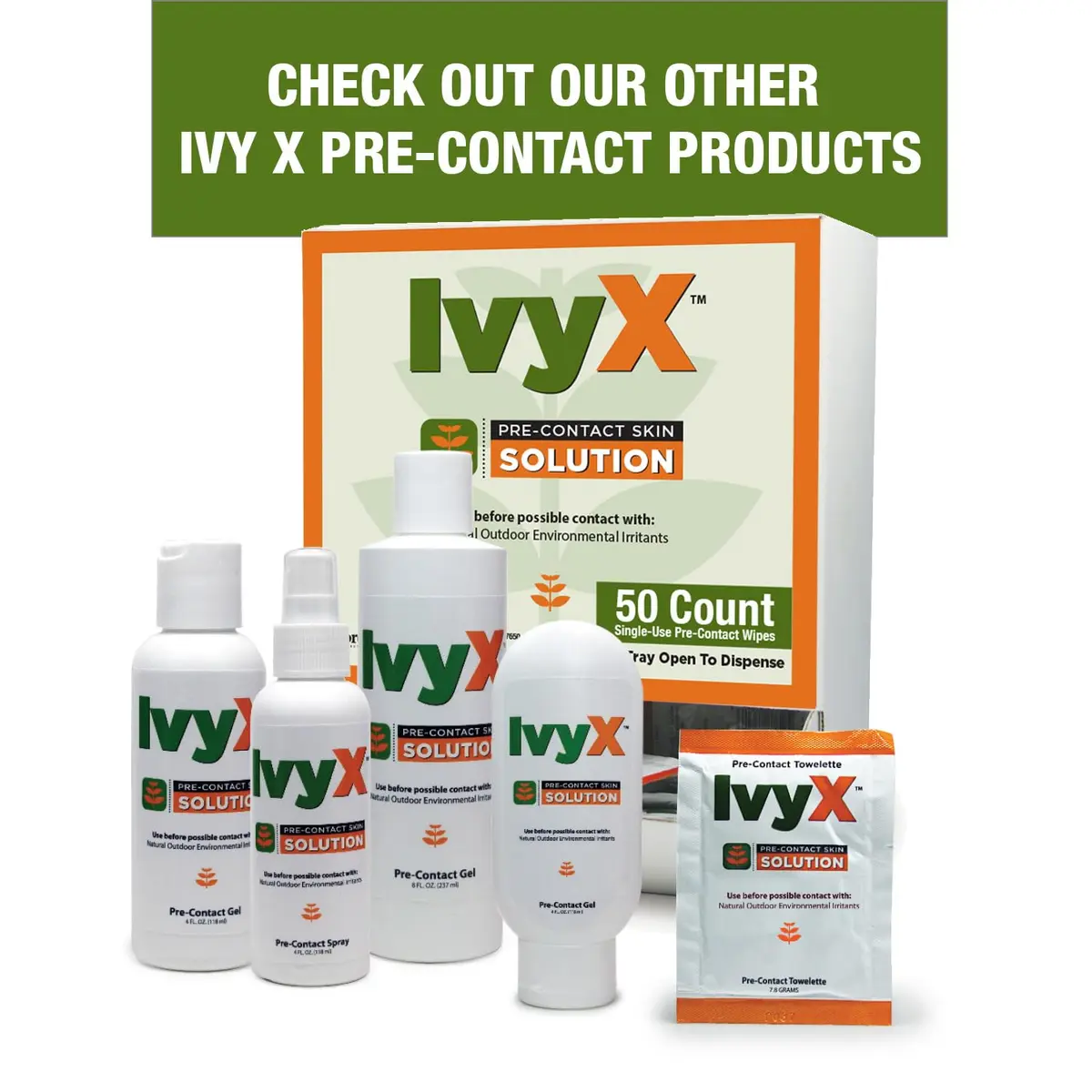 CoreTex Ivy X Pre-Contact Poison Ivy Wipes - Pack of 25 | Quick Dry & Chalk-Free Formula for Poison Oak & Sumac Oils - view 7