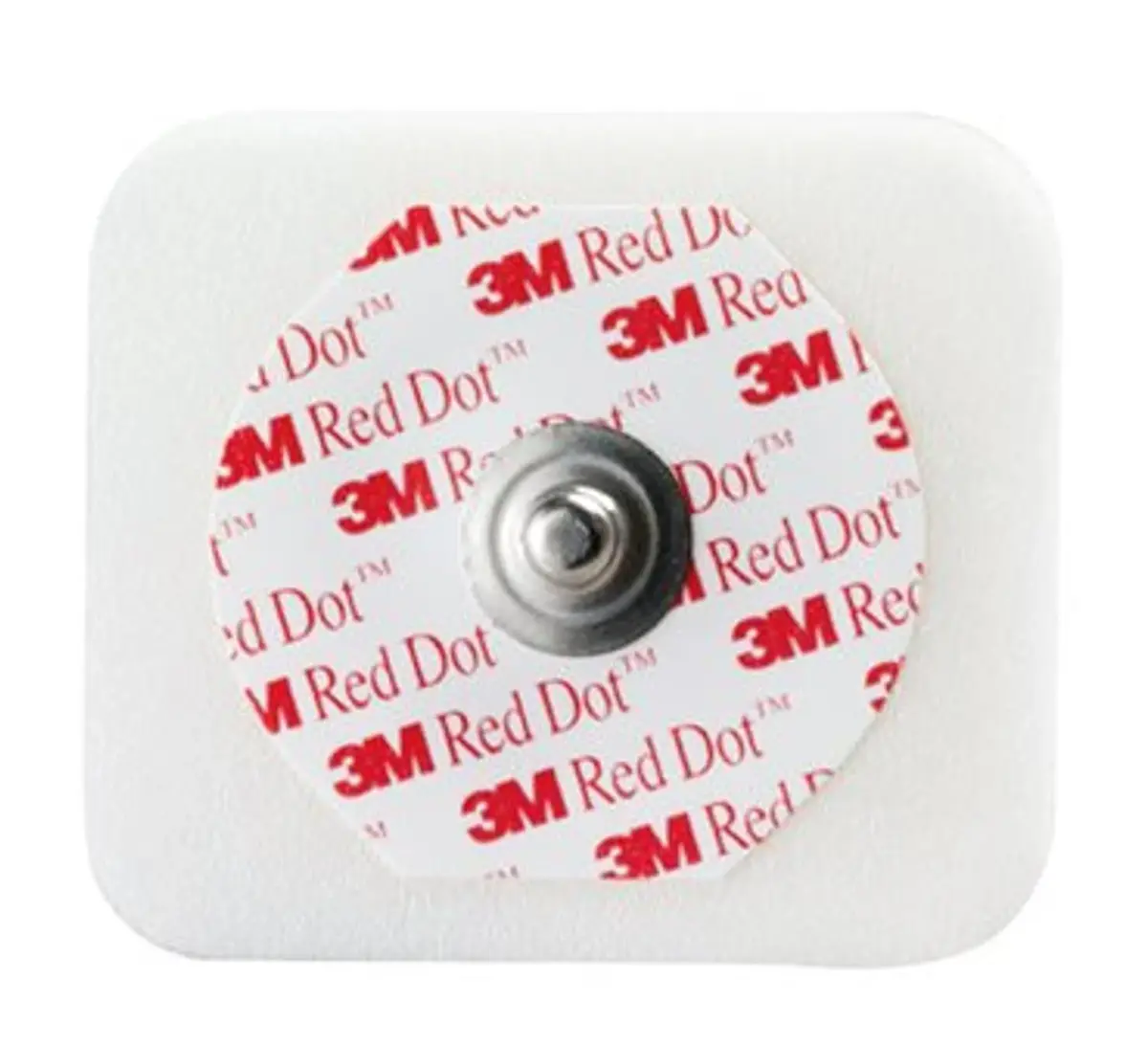 3M Red Dot Monitoring Electrode Model 2560 with Snap Connector, Bag of 50 | 4.1 cm x 3.0 cm (1.6 x 1.3 Inch) - view 3