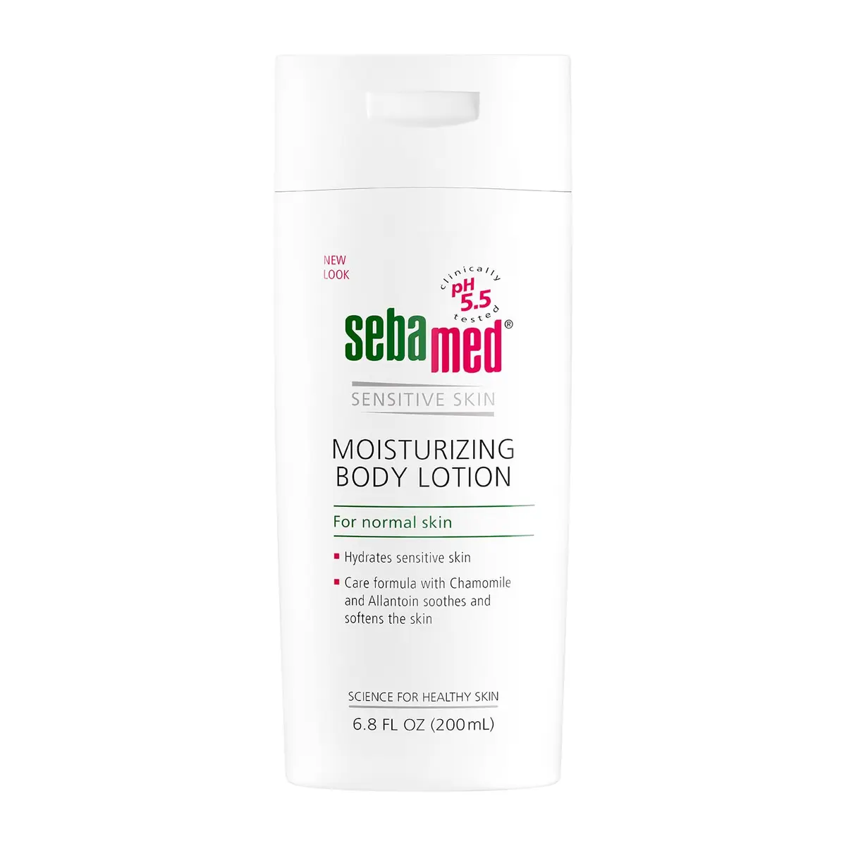 Sebamed Moisturizing Body Lotion for Sensitive Skin pH 5.5 | Hypoallergenic & Soothing (200ml) - main product image