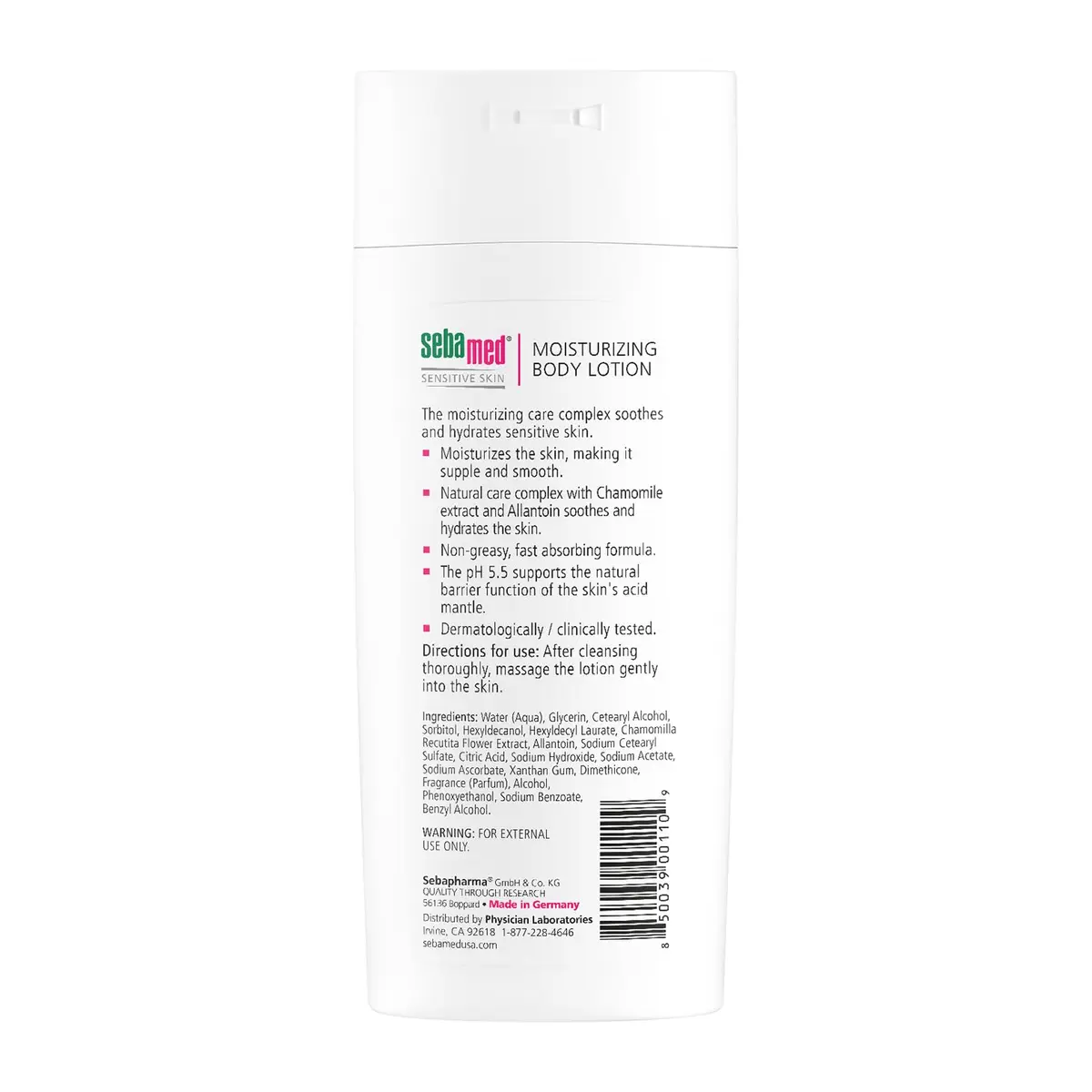 Sebamed Moisturizing Body Lotion for Sensitive Skin pH 5.5 | Hypoallergenic & Soothing (200ml) - view 2