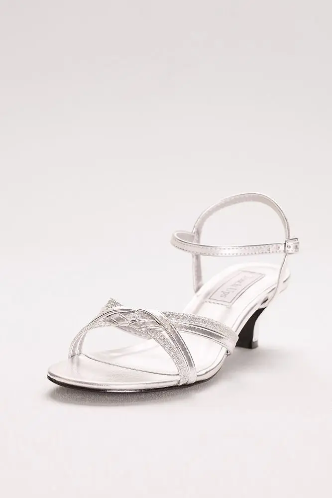 Touch Ups Melanie Dress Sandal Silver 5 M US | Elegant Heeled Sandal for Women - view 2
